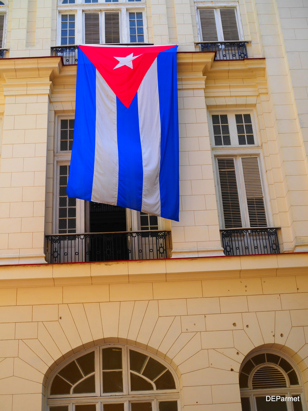 Cuban Flag at Revolution Museum